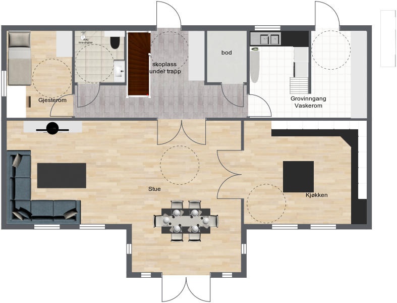 Innspill på planløsningen vår - RoomSketcher raumarheim 05.08.14 1. etg min2.jpg - hobbykonsulenten