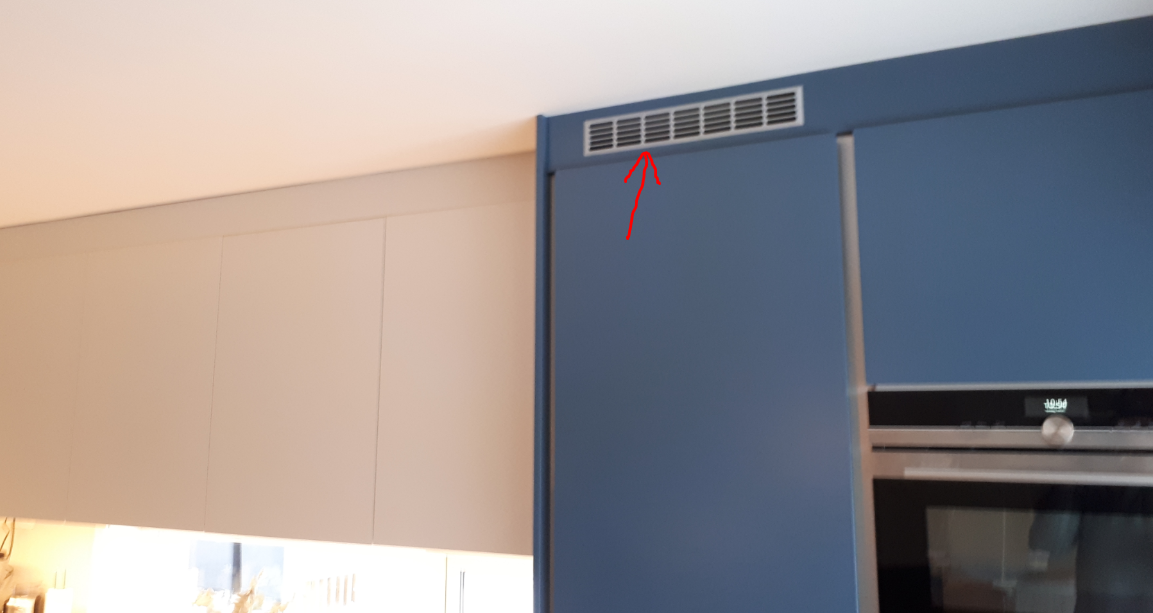 Sonos bak luftspalte til innebygget kjøleskap - Sonos Kjøkken.PNG - Sean Angus