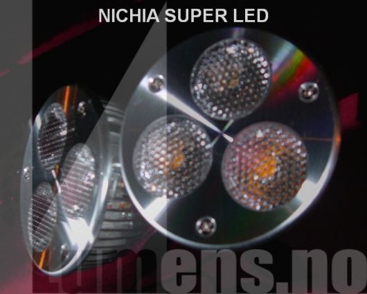 Dimmbar LED downlight GU10 2700K ra90 - Gu 10 dimmbar 6w vannmerke 3 med nichia super led.jpg - Lumens.no