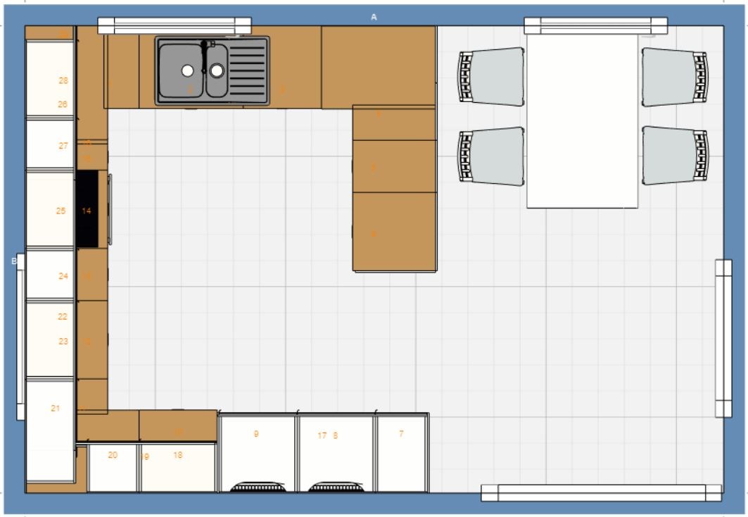 Synspunkter på kjøkkenutkast til nytt hus - 1.JPG - Spanders