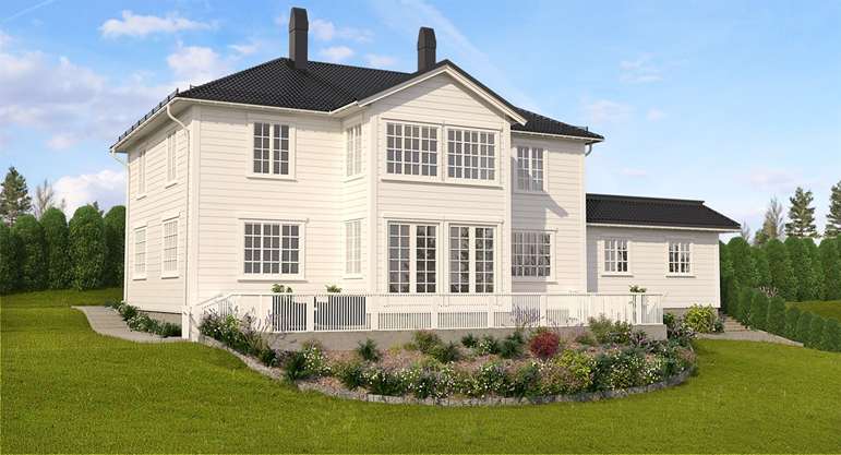 Bærumbygg emigrer og bygger hus på vestlandet - bolig med terrasse1.jpg - bærumbygg