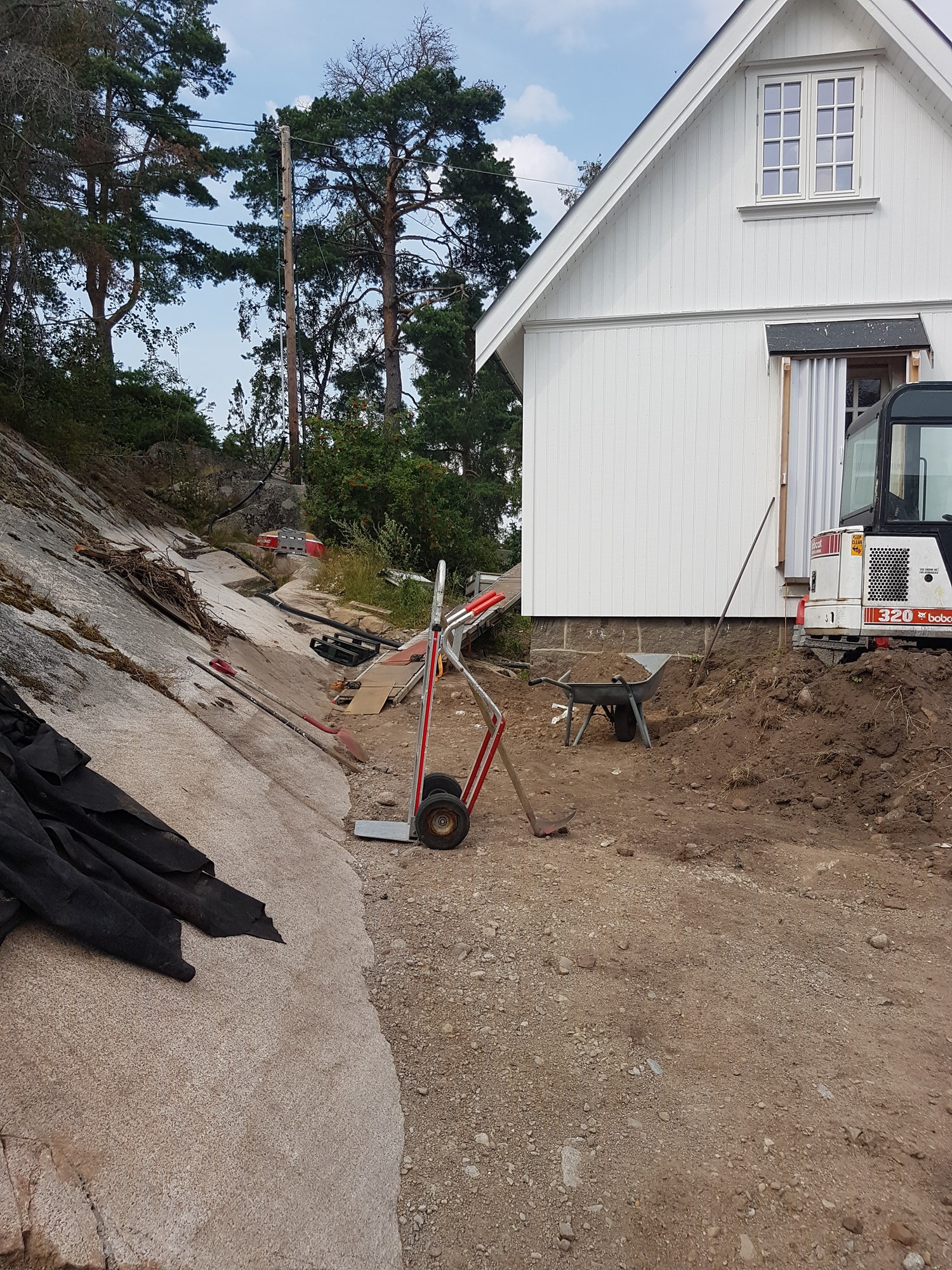 Støpe platting - hvor viktig er det med isolasjon under? - 20190729_154656.jpg - Åja