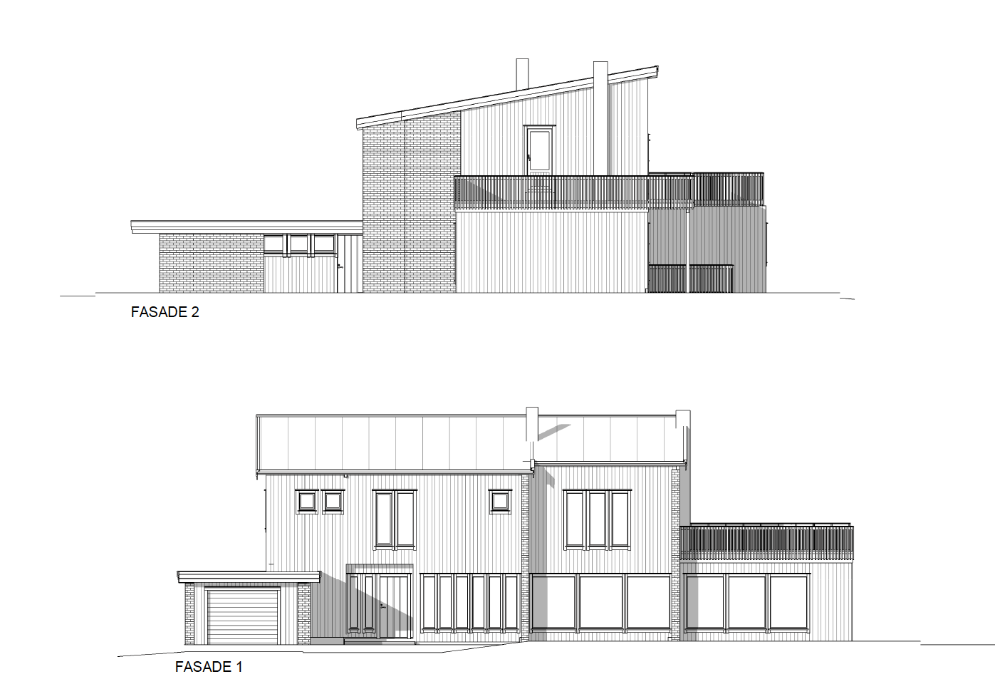 Påbygg 100m2. To løsninger. Tips og kommentar? - løsning2 fasade1 .png - Erick