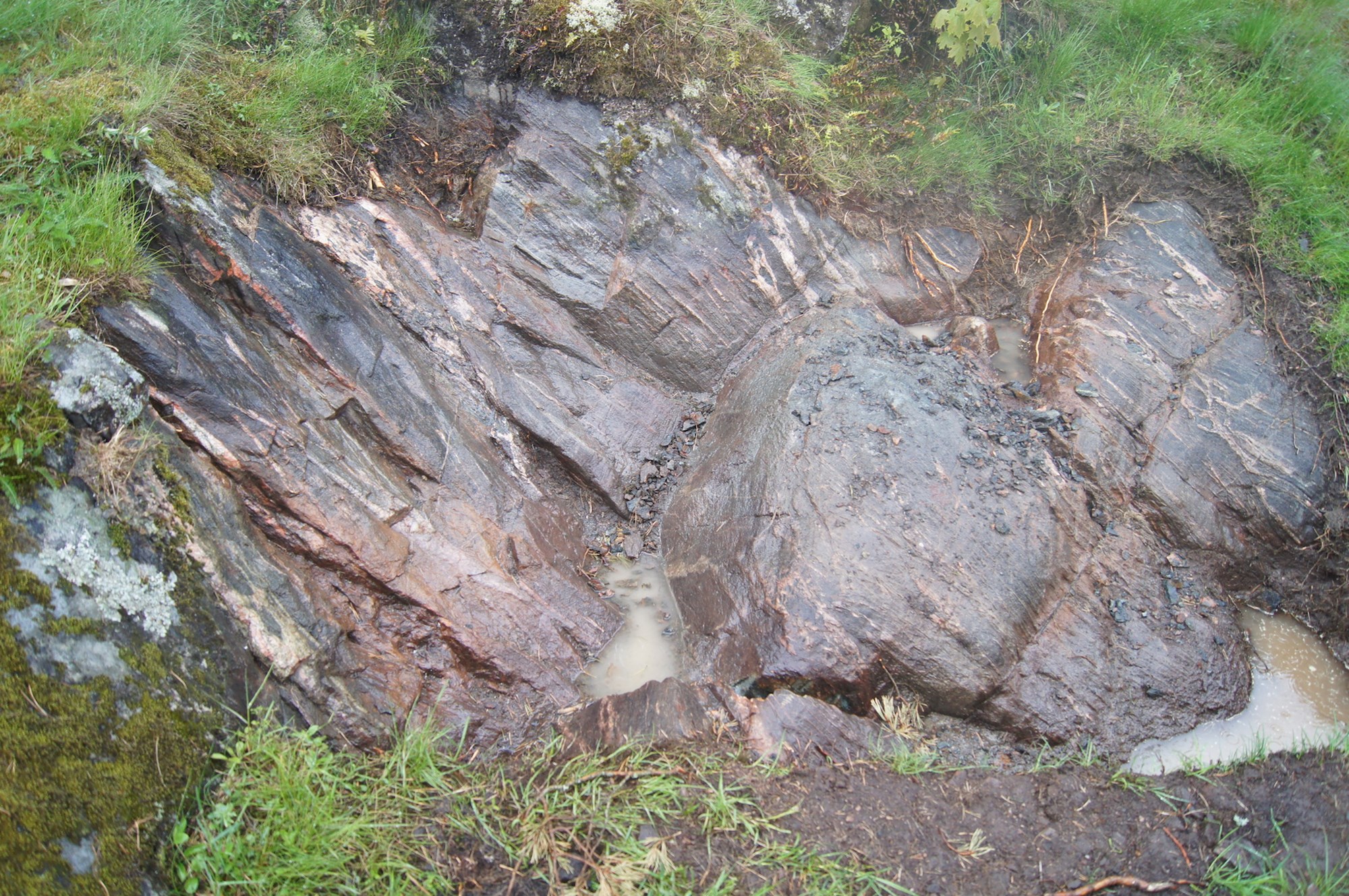 Fundament på ujevn fjellgrunn, til bakerovn - DSC01127.JPG - Azy