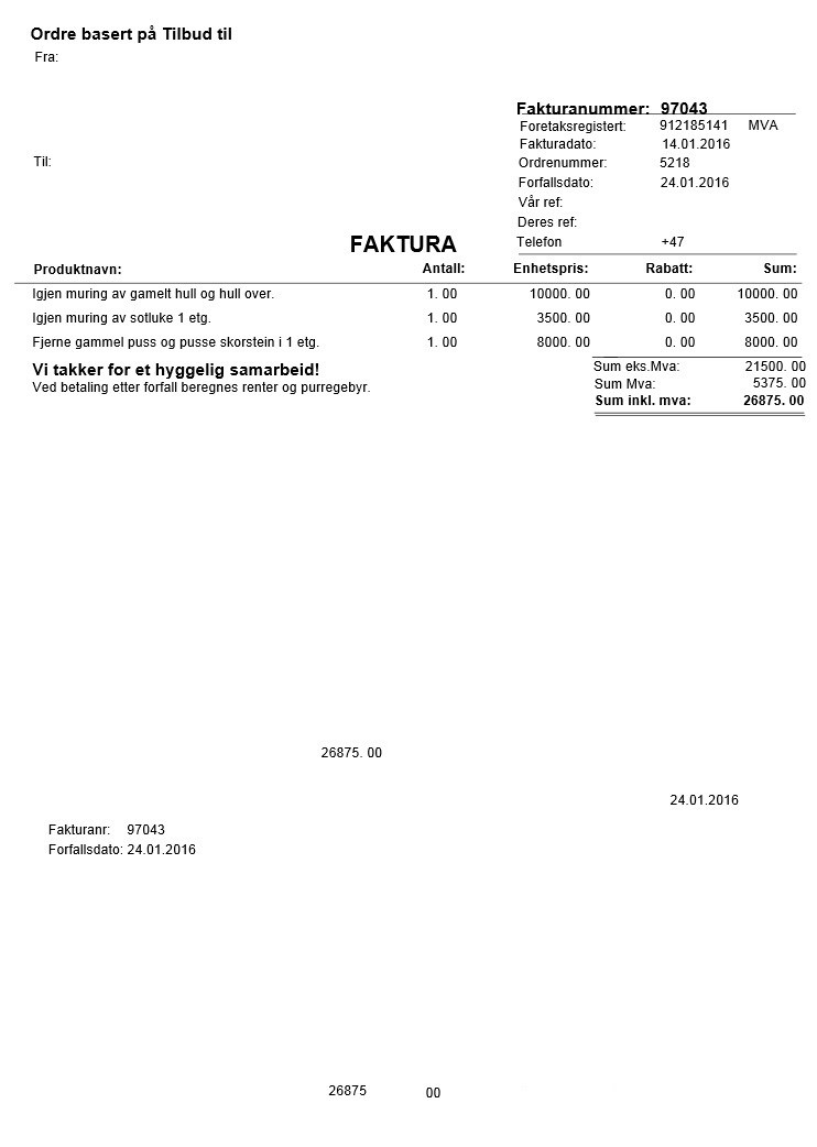 Rep av pipe kostet plutselig 40% mer enn avtalt - Faktura 1.jpg - Stian_D