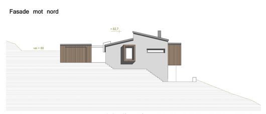 Kjersti: Vårt hus - vårt prosjekt - Fasade-nord.jpg - Solsikke