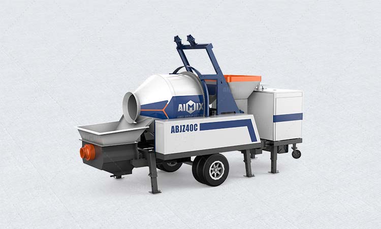 Utvide bruken av betongblanderpumper for effektive byggeprosjekter i Jamaica - ABJZ40C Diesel Concrete Mixer Pump (4).jpg - aimixmachinerychina