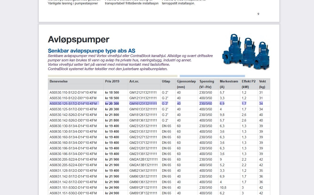 Drenering med pumpe og kum - Erfaringer med ulike pumper ? - pumpe.JPG - gauk1