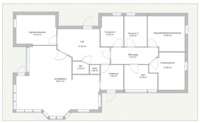 1etg eller 1 1/2etg.? Omtegnet ferdighus eller arkitekt? - plantegning.jpg - Jim-Roger