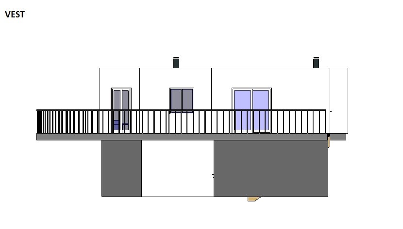 Hvordan ville DU løst takeutforming på dette huset (og fasade/materialvalg)? - vest.jpg - Anonym