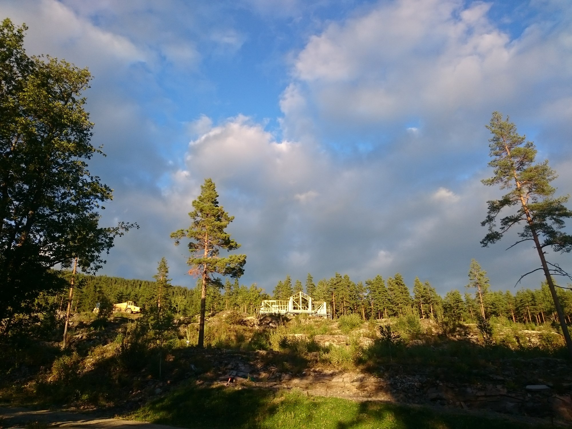 Nytt hus ved skogen med utsikt -  - utsiktenvår