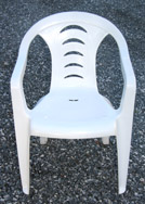 Hagemøbler : Stygge hvite plaststoler ! - hvit plaststol.jpg - CopyCat