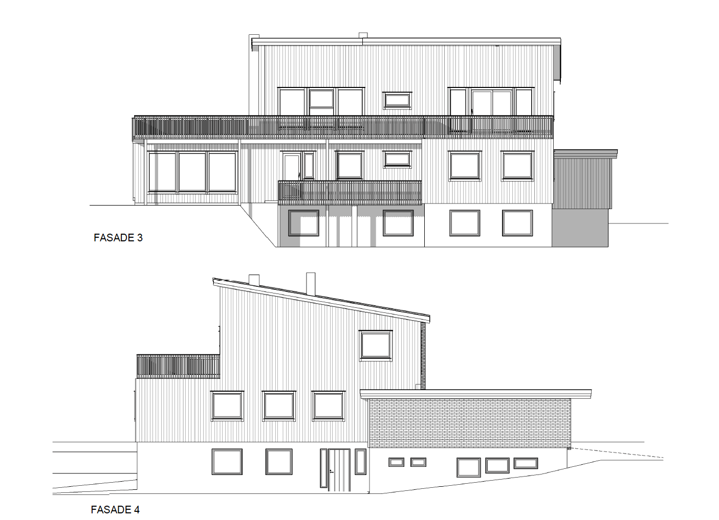 Påbygg 100m2. To løsninger. Tips og kommentar? - løsning 2 fasade 2 .png - Erick