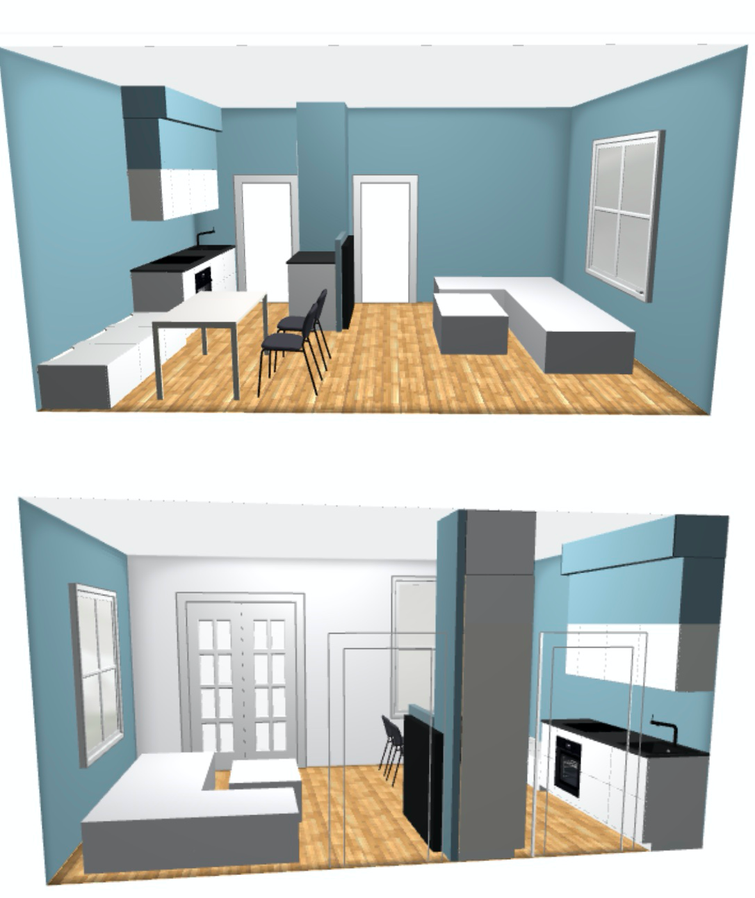 Utvidelse av kjøkken i liten leilighet -  - isabella