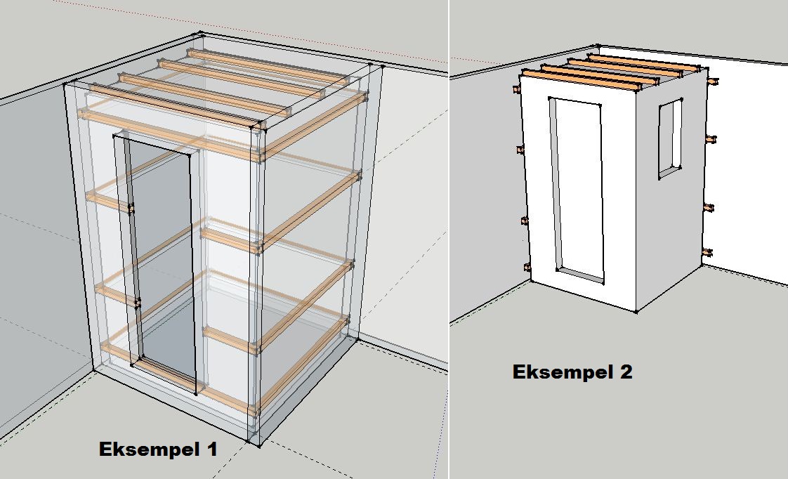 Kjølerom - luftspalte mot varmt rom - kjølerom eksempel.jpg - Thermocold