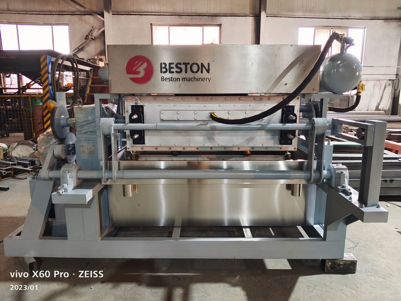 Locate And Obtain An Excellent Egg Tray Machine - BTF4-4 Beston Egg Tray Machine Shipped to Angola in 2023.jpg - bestonmachinery