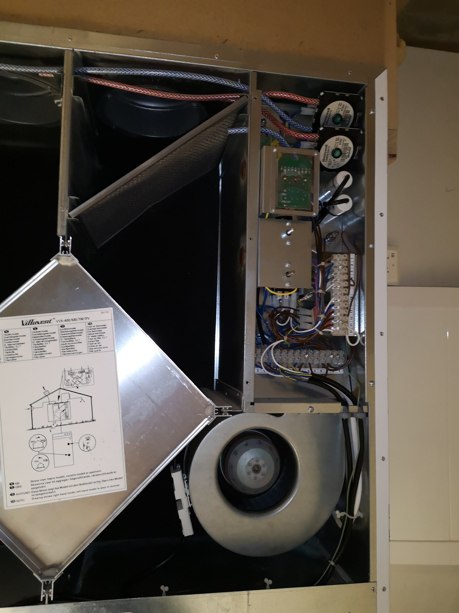 Koble kjøkkenventilator til Villavent balansert ventilasjon -  - Gunden