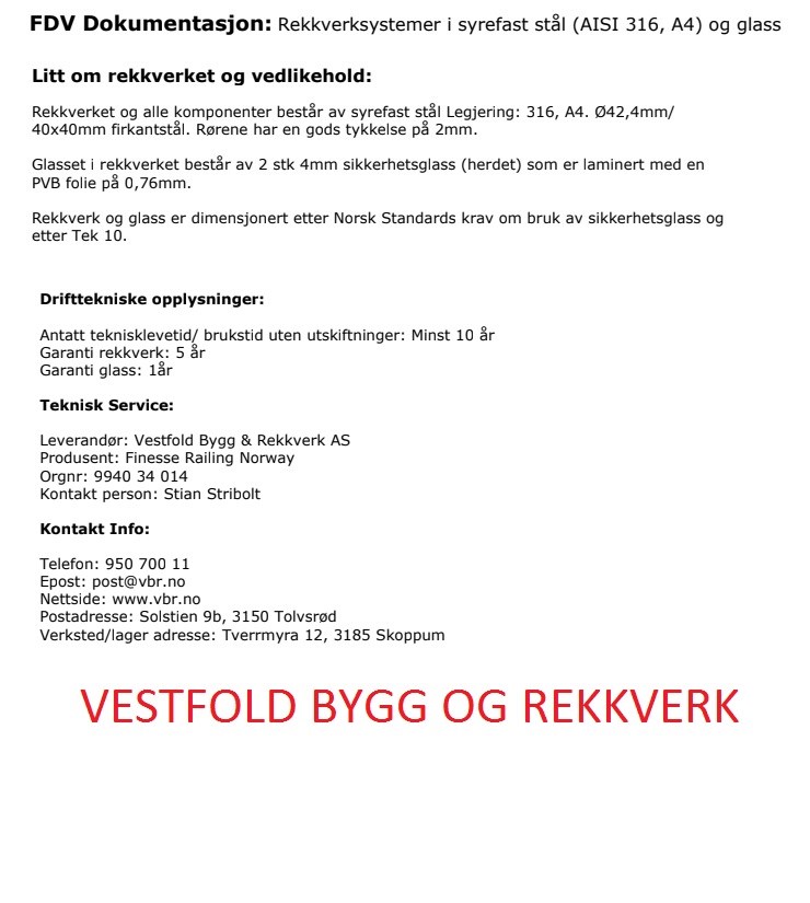 Glassrekkverk - Hjelp til valg av leverandør - Vestfoldbyggogrekkverk.jpg - HHH