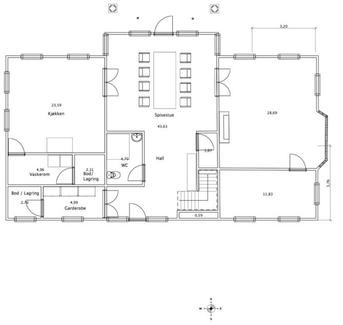 Innspill på planløsning (Selvtegnet hus) - Grunnlag for hus 3-6.jpg - JoachimC