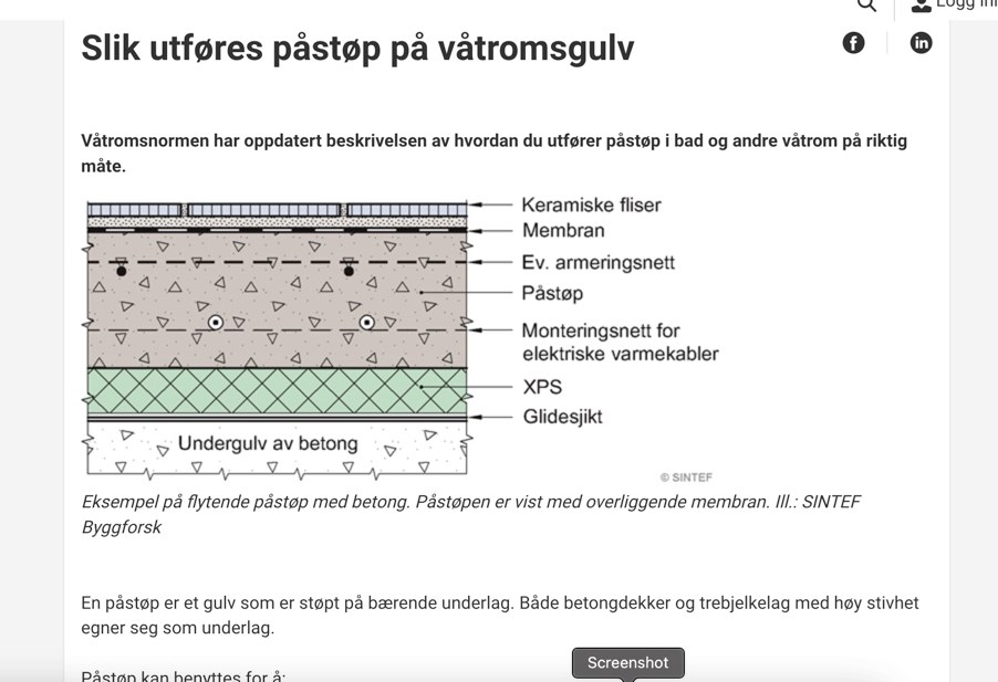 Ny sluk på bad med porøs betong og uten vannlås? - F3BE0747-BA3E-429F-A9C5-56430F0E3282.jpeg - Pålg19