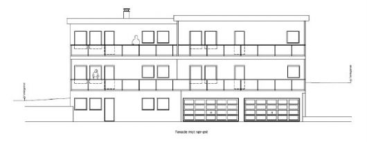 stratcast: Arkitekttegnet enebolig - moderne stil, mur, næring i kjeller - nordalveien60.jpg - stratcast