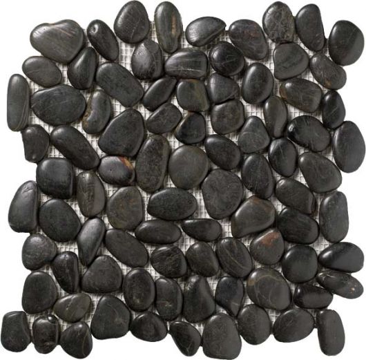 Rullestein i dusjen. - Pebbles_Black.jpg - Mekkemikkel