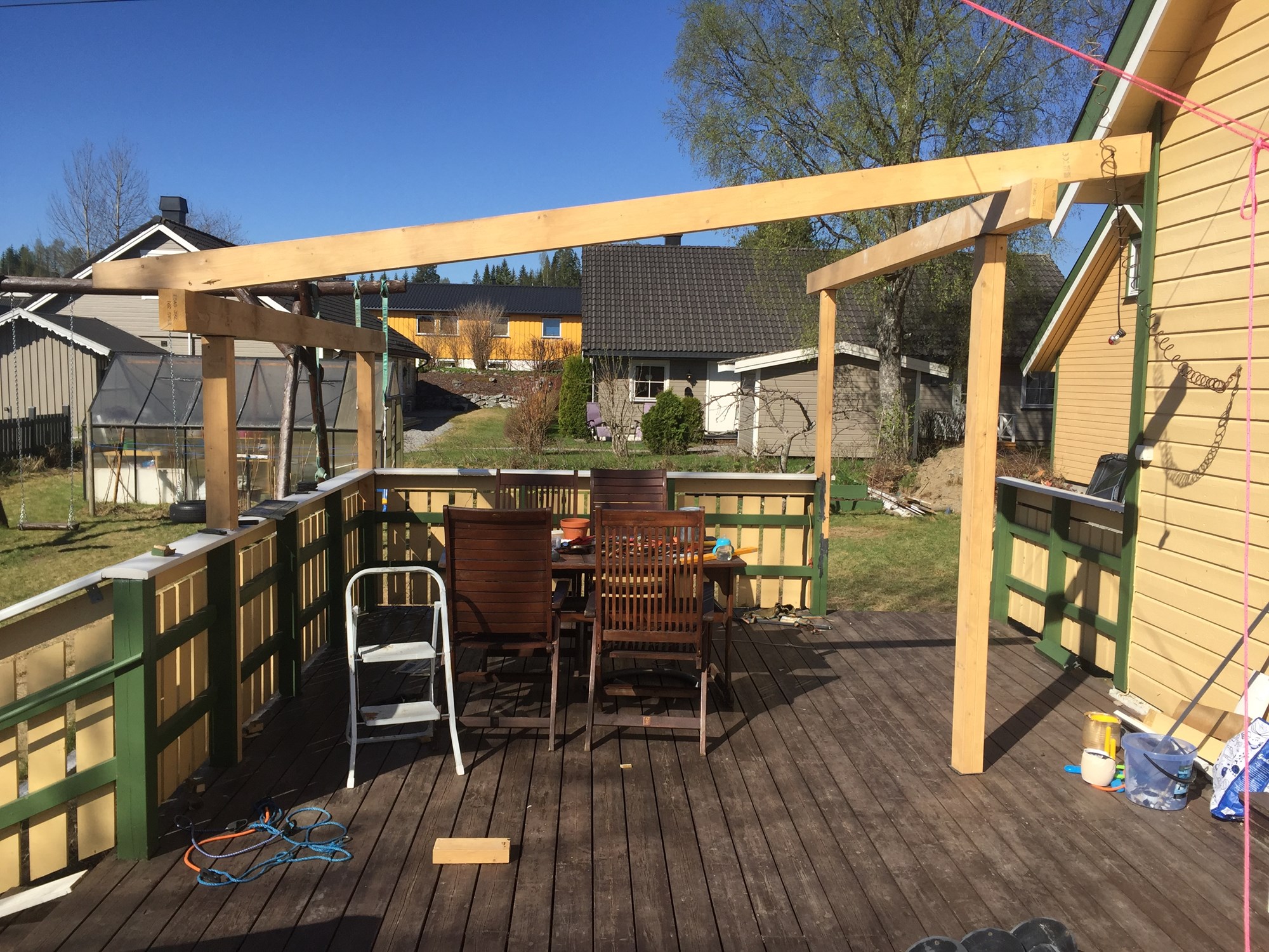 Miniprosjekt: Overbygg på veranda -  - frodes