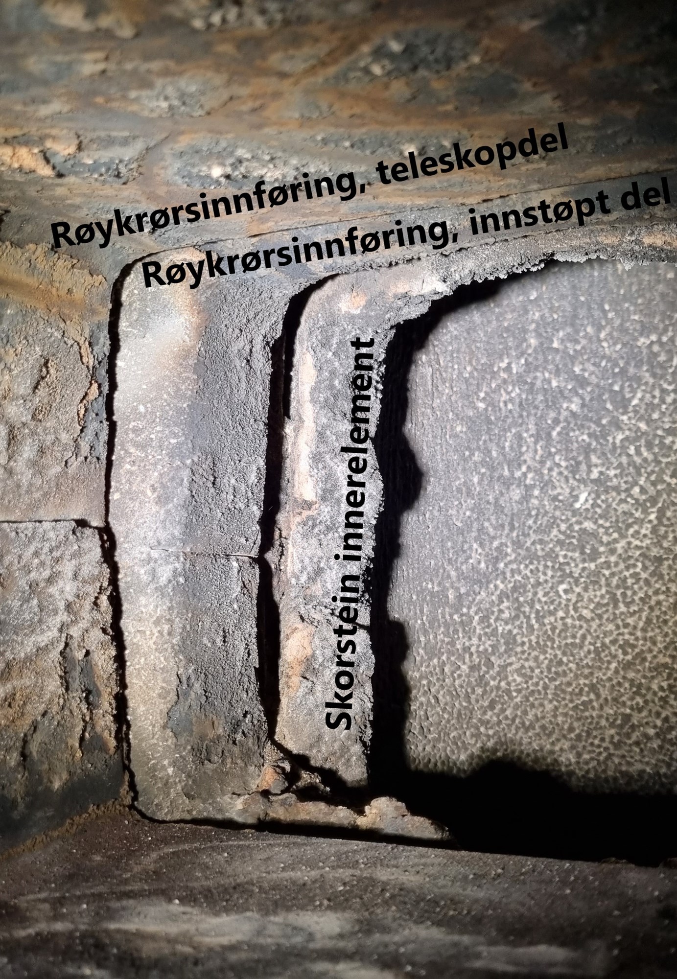 Røykrørsinnføring ved erstatning av peisinnsats, Leca elementpipe - dsBuffer.jpg - grus_palass