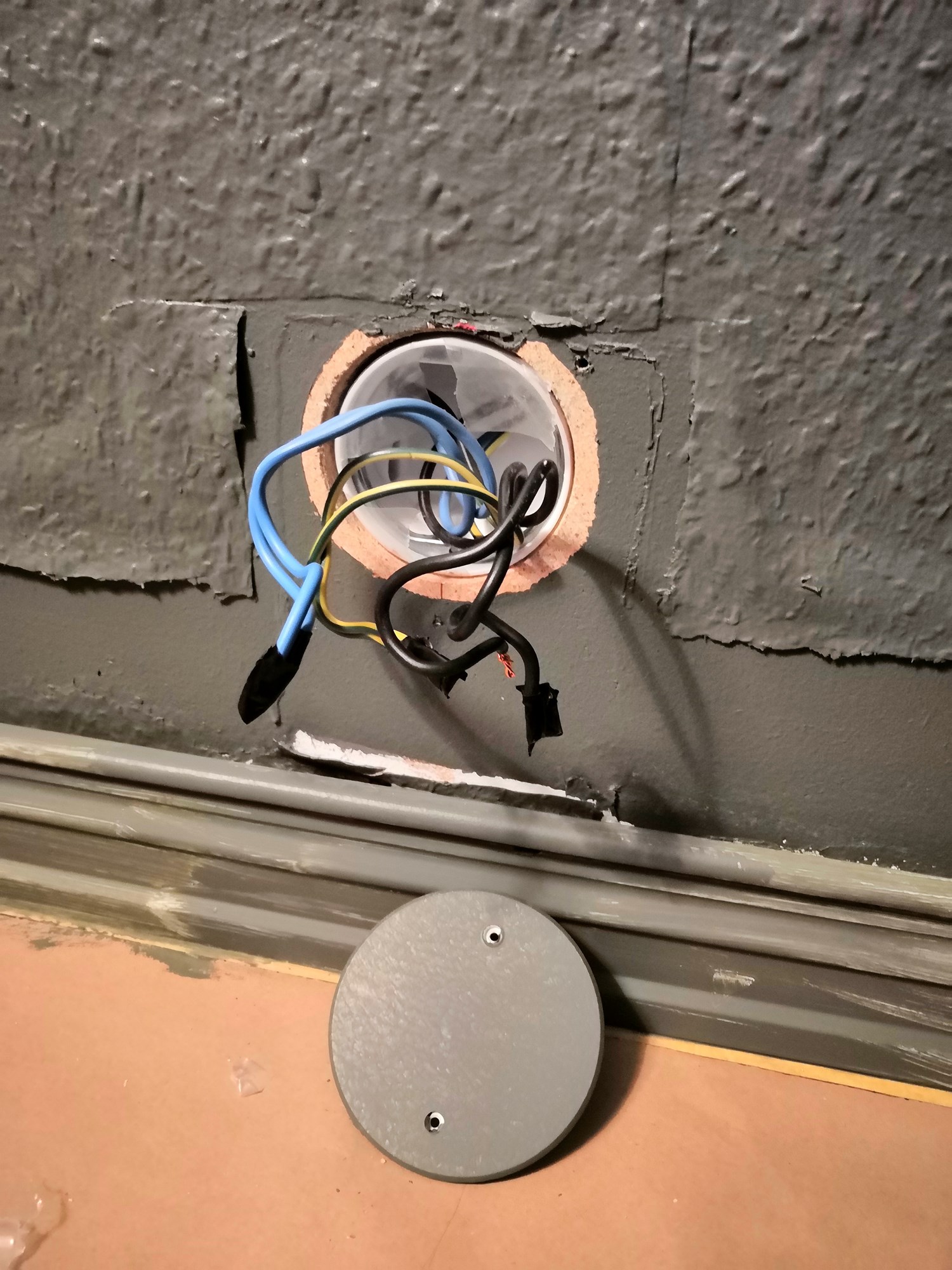 Satte på dekkplate foran stikk, strømmen gikk <img src=