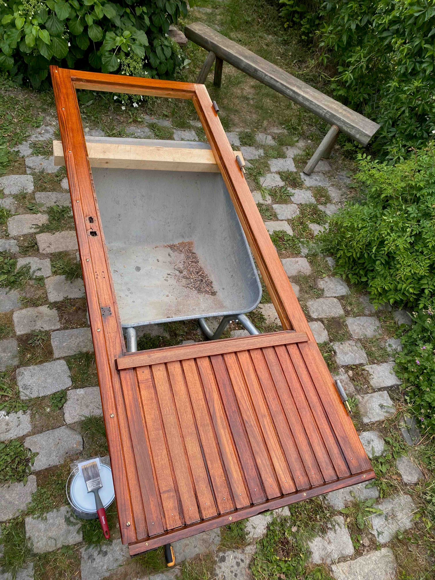 Fikse opp gammel terrassedør i teak - IMG_0154_lo.jpg - knutinh