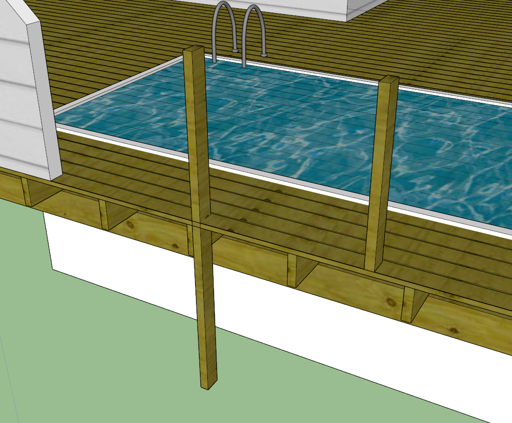 torjusan: Ny terrasse med nedfelt basseng -  - torjusan