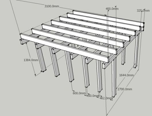Konstruere platting foran inngangsdøren - Deck.jpg - MasterMaker