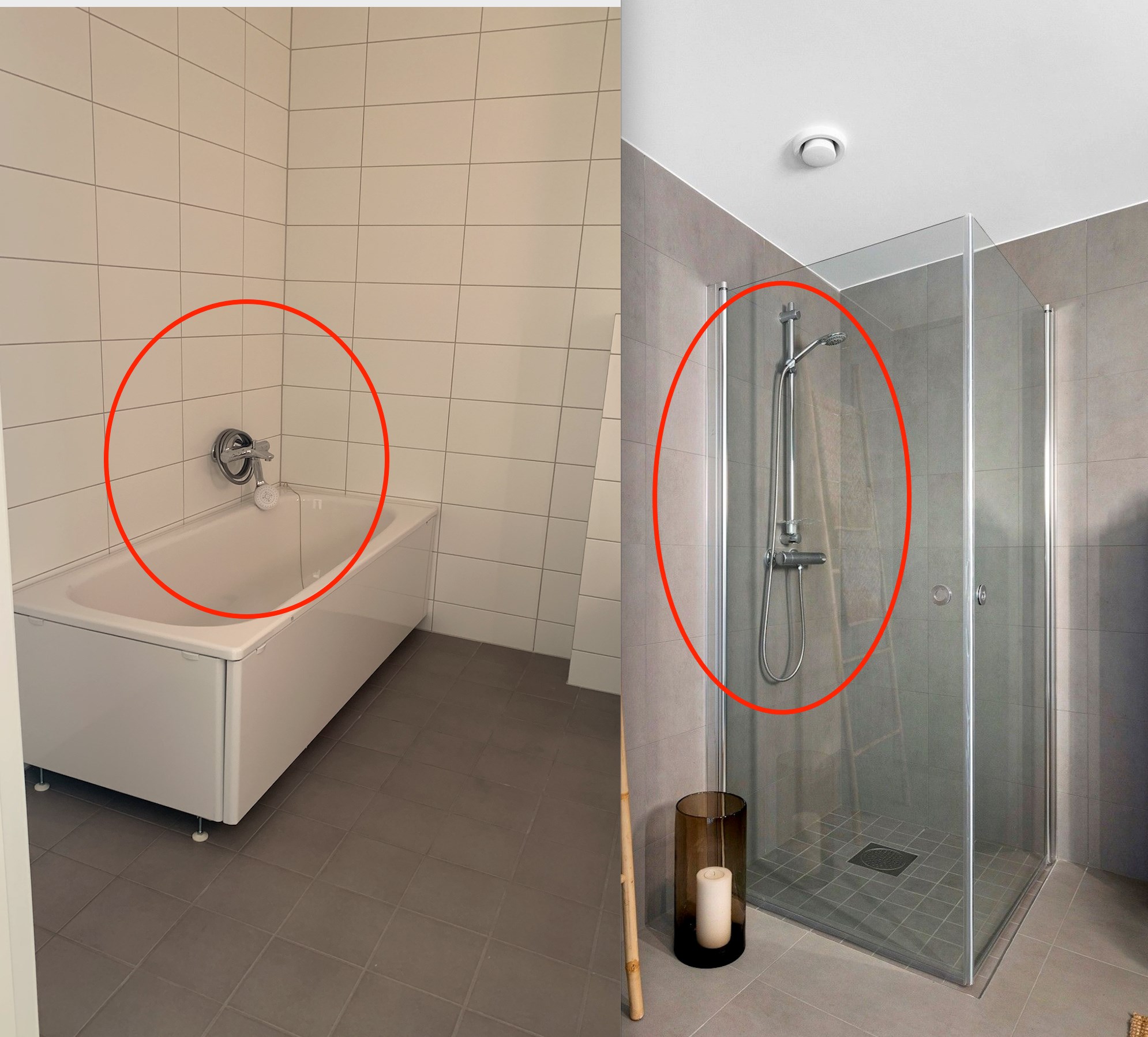 Feil under befaring av nybygg - fjerne badekar og montere dusj - gips, våtromssystem eller fliser for montering av dusj? - Hovedbad.jpg - Joell