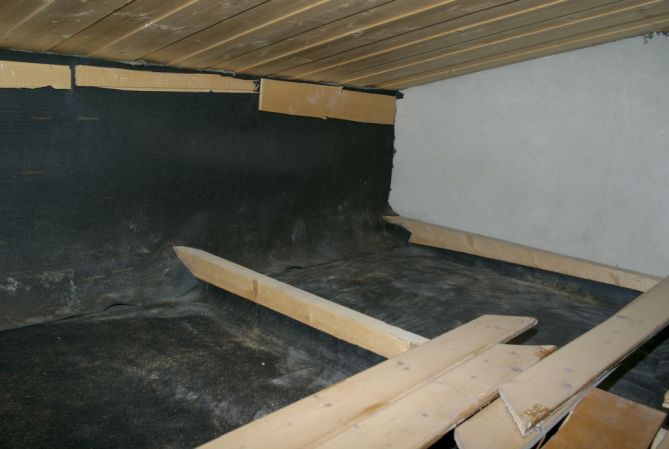 Legge gulv på loftet, flytte isolasjonen? - loft4.jpg - tesdal