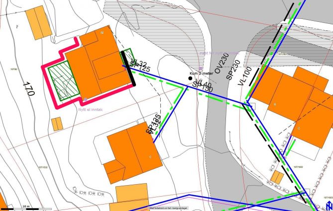 Drenering, forandre rør og kloakk samtidig? - Kartutsnitt.jpg - TechGuy