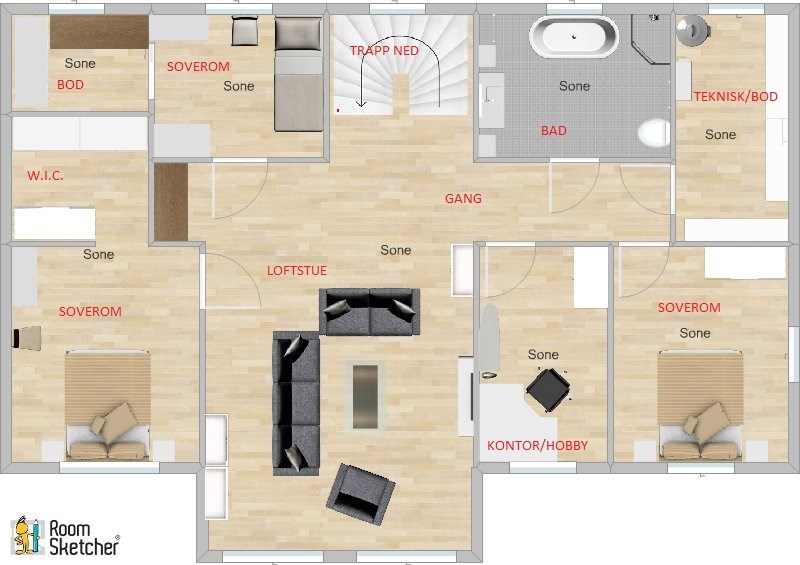 FØRSTE PLANLØSNING PÅ ROOMSKETCHER! - Skogbrynet 2. etg..jpg - boLiv