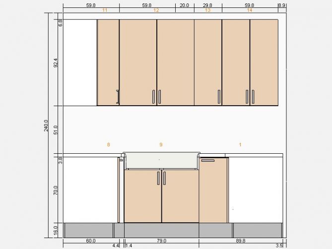 Hjelp til planlegging av IKEA kjøkken - vegg vest.jpg - steinarn