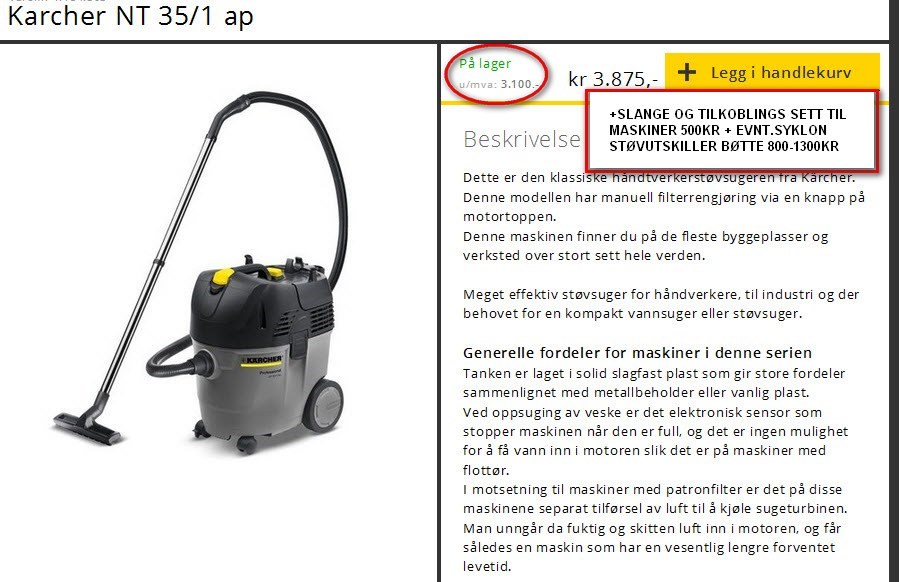 Hjelp til valg av grov støvsuger Karcher MV 6 P Premium eller noe bedre og evnt. billigere ? - 10.10cdE.jpg - HaugenK