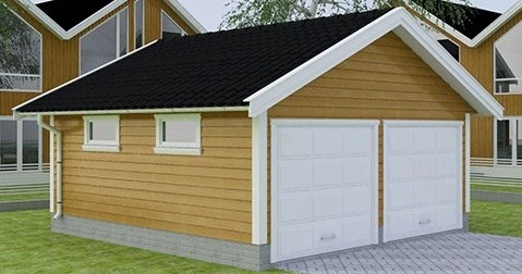 Veien til den perfekte garasje eller carport! - garasje_heimdall_heimdall_liggende_kledning.jpg - Montér Byggeservice