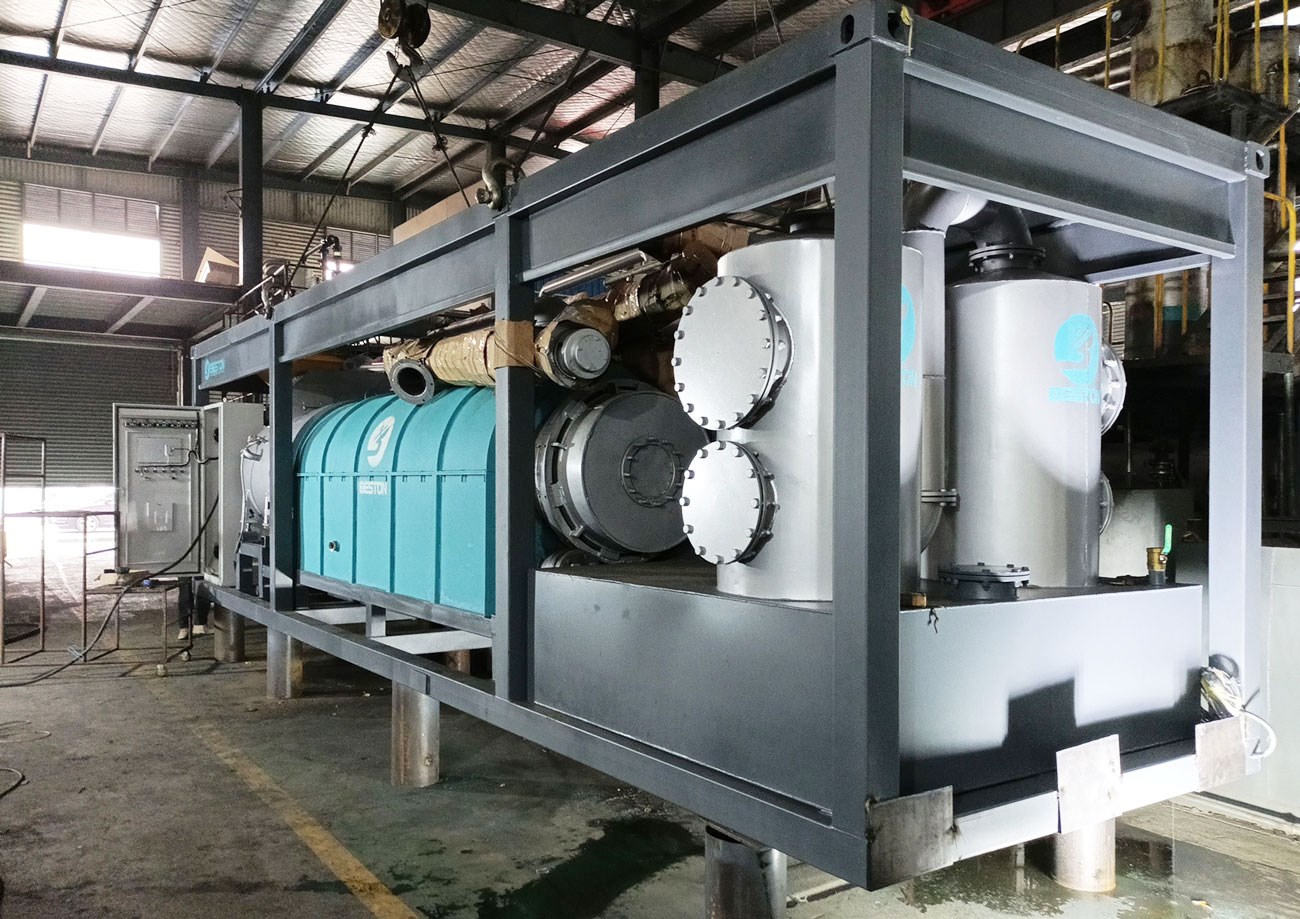 Buying A Biomass Pyrolysis Plant - BST-05pro Beston Skid-mounted Charcoal Making Machine Shipped to the USA in 2022.jpg - newblog@bestoneggtraymachine.com