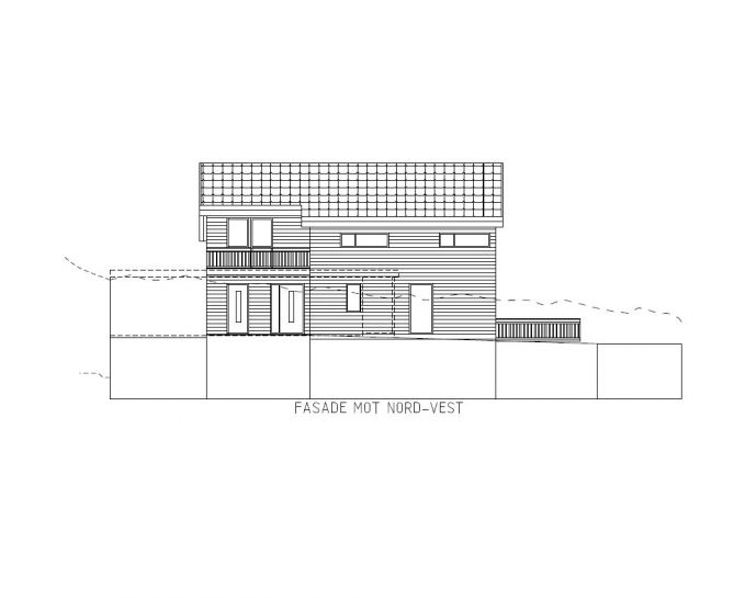 Innspill til fasadetegn​inger egentegnet hus- Pleas Hjelp;) - Fasade_nord-vest_.jpg - Leiif