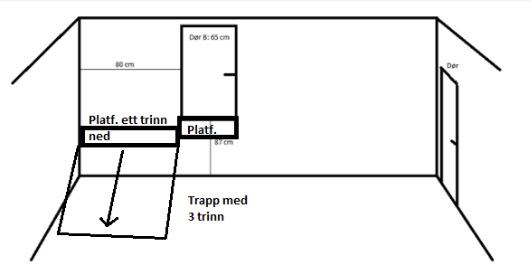 Bygge trapp selv i et vanskelig rom - Trapp alt 1.JPG - Iselinsj