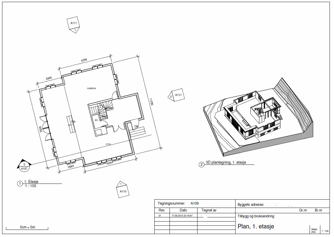 Olechrd: Totalrenovering av hus fra 1919 - plan 1 etg.jpg - olechrd