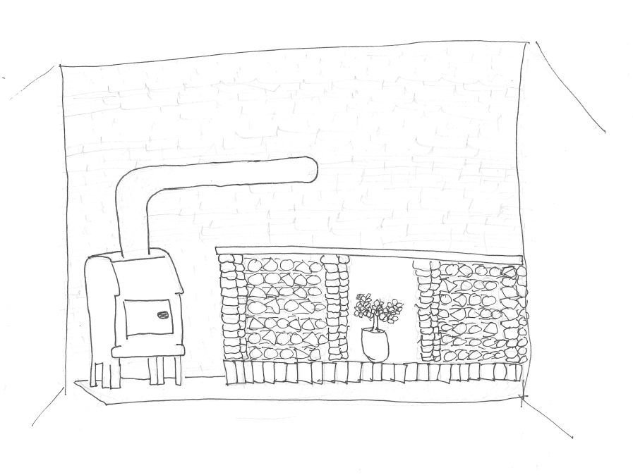 Oppussing av Vedovns-Seksjon i Kjellerstue - Kjellerstue - Sketsj.PNG - Anonym