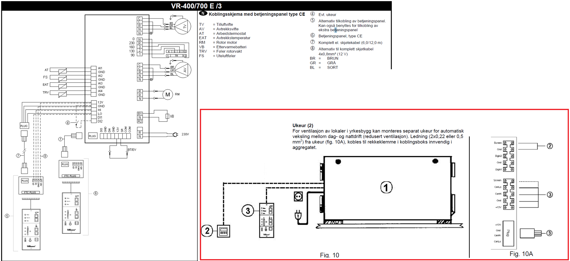 Villavent VR-700 E /3 styring med Fibaro Smart Implant? - Villavent skjematikk.png - Thomasth