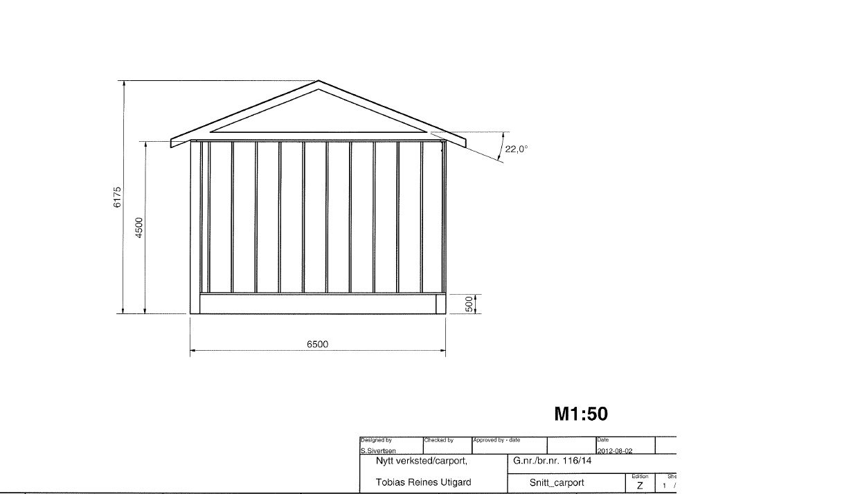 Fremgangsmåte, byggemåte for denne muren - tverrsnitt carport.jpg - tutigard