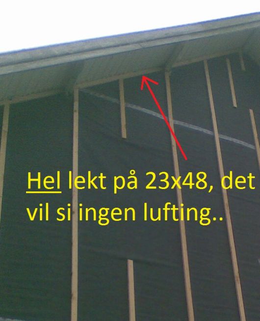 Ventilasjon over kledningen.  Lufting opp i mot taket ? - 27072010(001) - zoom.jpg - 2HUS