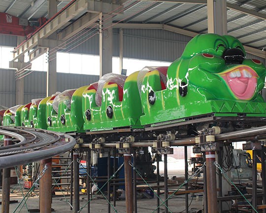Why Small Roller Coaster Rides Have High ROI? - Beston-backyard-roller-coasters-for-sale-wacky-worm-roller-coaster-in-the-factory.jpg - Beston Rides