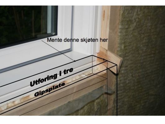 Hvordan liste ut foring på vindu for å få en rett vinduskarm.... - Slide2.jpg - JohanHavstad