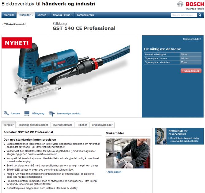 Verktøy Julegave : Tips & Ønsker - Bosch GST140CE.jpg - 912R